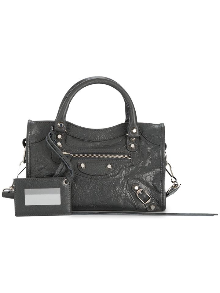 Balenciaga Classic City Nano Tote Bag - Grey