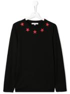 Givenchy Kids Star Print Top - Black