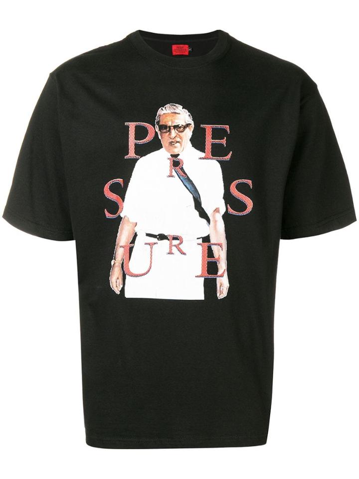 Pressure Onassis Print T-shirt - Black