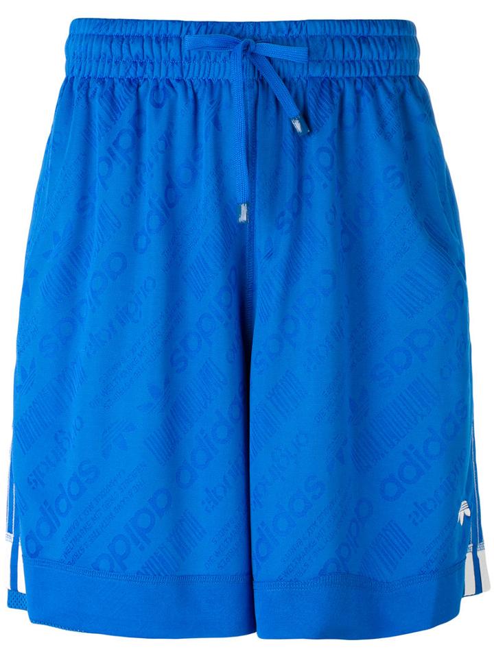 Adidas Originals By Alexander Wang - Soccer Shorts - Unisex - Polyester - S, Blue