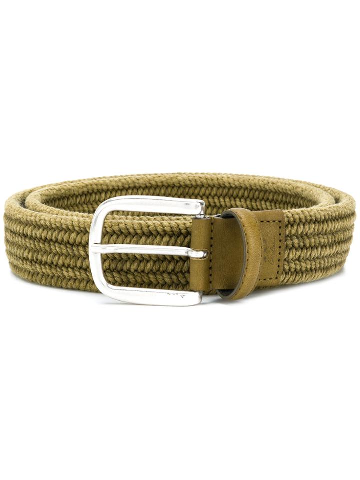 Corneliani Classic Buckled Belt - Green