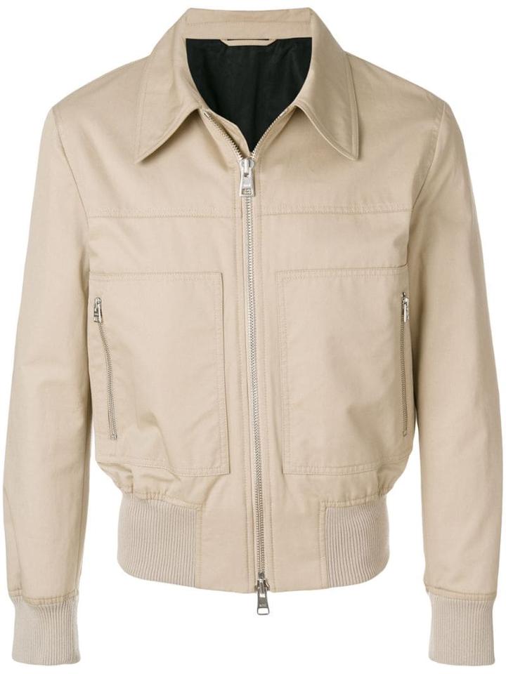 Ami Alexandre Mattiussi Zipped Jacket - Neutrals