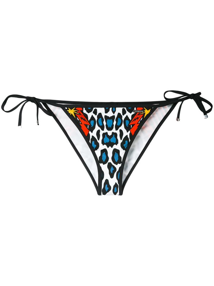 Dsquared2 Leopard Print Bikini Bottoms - Black