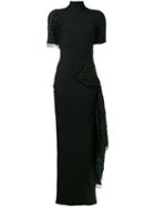 Christian Dior Pre-owned Embellished Fitted Dress - Black