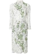 Prada Pintucked Dress - White