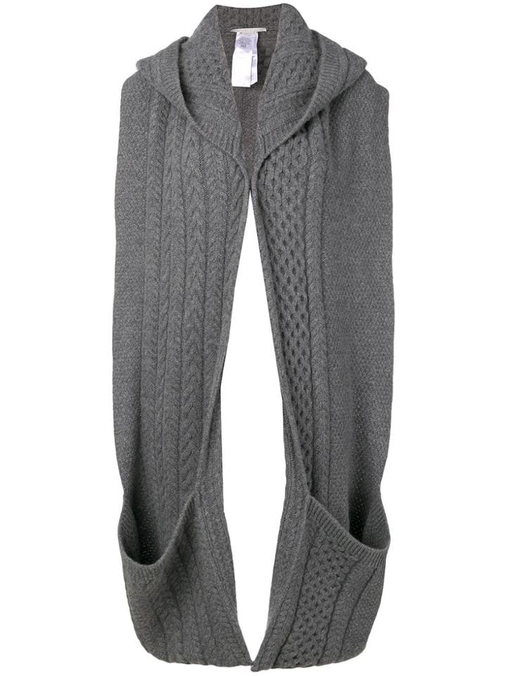 Stella Mccartney Wearable Knit Scarf - Grey
