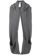 Stella Mccartney Wearable Knit Scarf - Grey