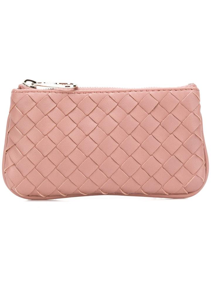 Bottega Veneta Intrecciato Wallet - Pink