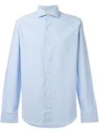 Eleventy Classic Shirt, Men's, Size: 44, Blue, Cotton
