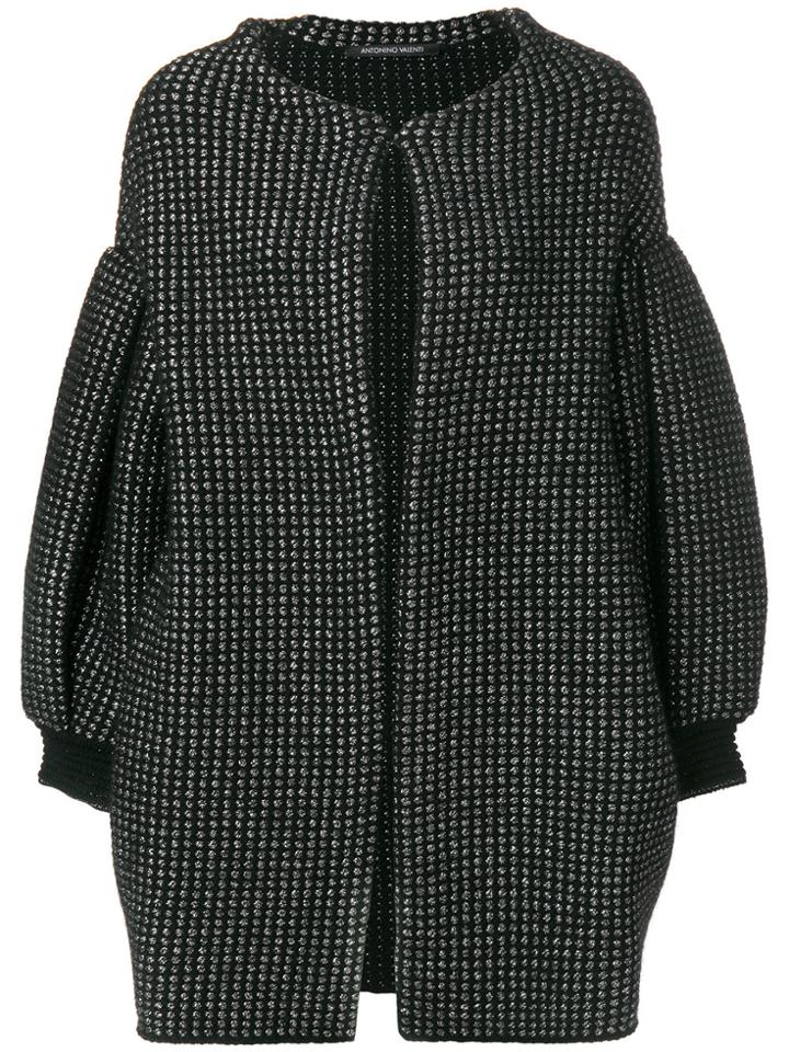 Antonino Valenti Oversized Coat - Black