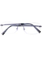 Ermenegildo Zegna Classic Square Glasses - Grey