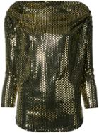 Vivienne Westwood Anglomania Amber Blouse, Women's, Size: Large, Black, Polyurethane/spandex/elastane/viscose