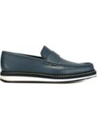 Salvatore Ferragamo Layered Sole Loafers