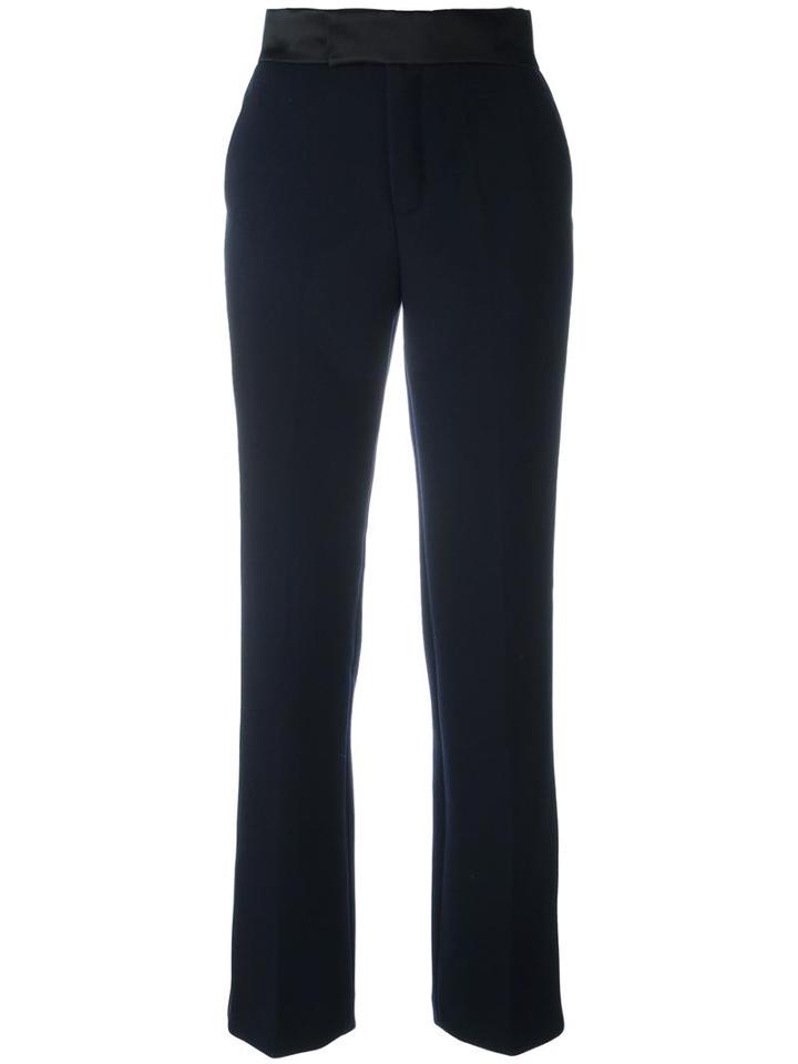 Ports 1961 Classic Leg Trousers, Women's, Size: 46, Blue, Cotton/polyamide/polyester/wool