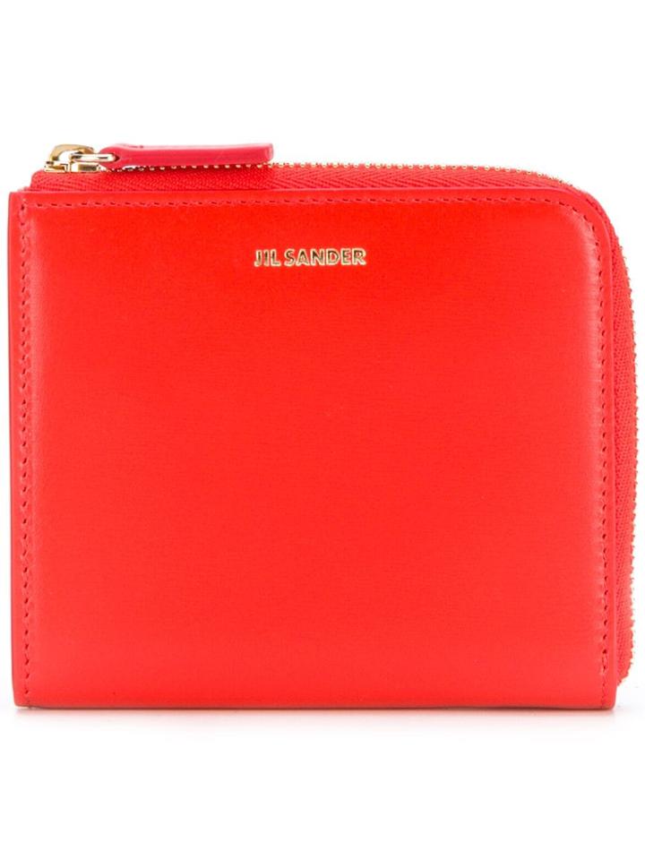 Jil Sander Zip-around Wallet - Red
