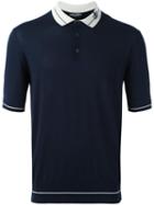 Dolce & Gabbana Crown Polo Shirt, Men's, Size: 46, Blue, Virgin Wool