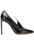 Francesco Russo Pointed Toe Pumps - Black