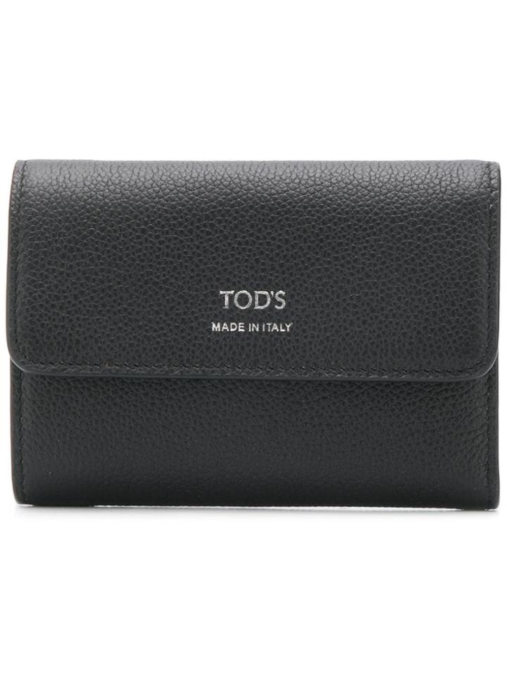Tod's Foldover Top Wallet - Black