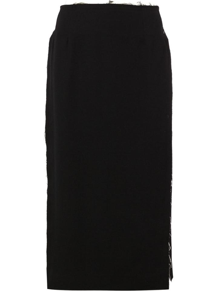 Comme Des Garçons Side Split Skirt - Black