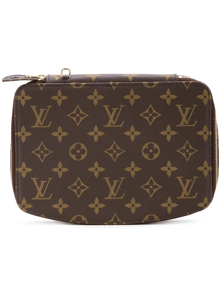 Louis Vuitton Vintage Monte Carlo Jewelry Box Clutch - Brown