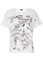 R13 American Music T-shirt - White