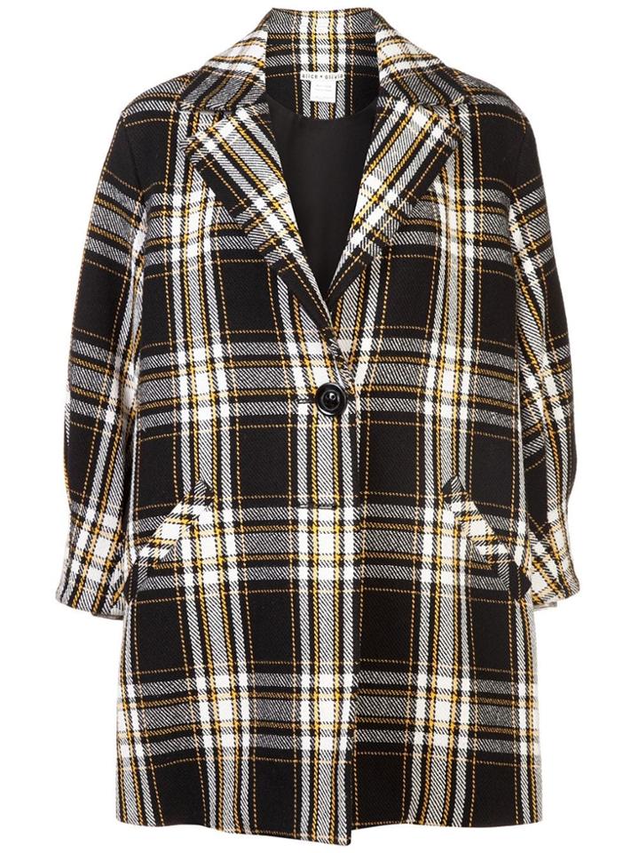 Alice+olivia Lance Oversized Coat - Black