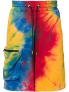 Mauna Kea Tie-dye Track Shorts - Red