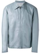 Jil Sander - Zipped Reversible Jacket - Men - Lamb Skin/polyester - 48, Blue, Lamb Skin/polyester