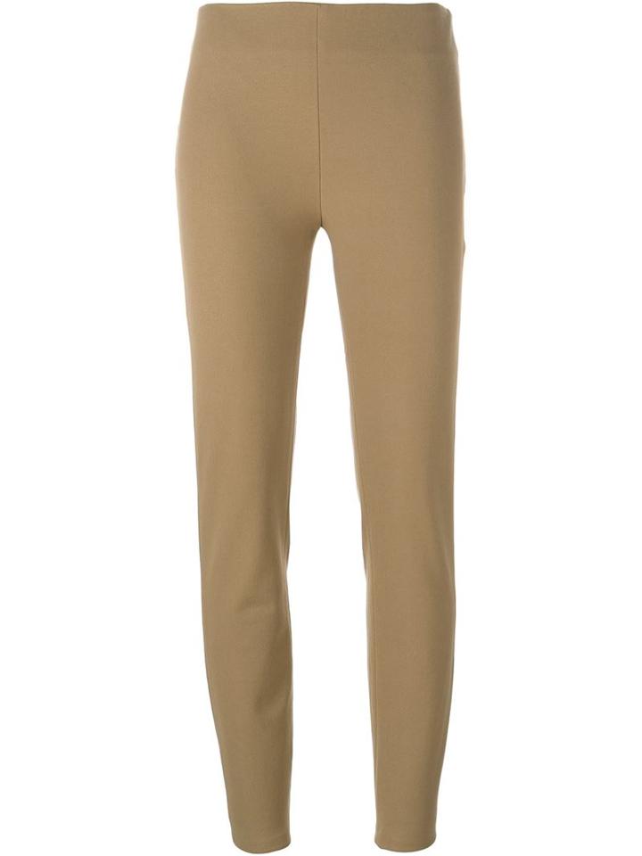 Joseph Side Zip Trousers, Women's, Size: 42, Nude/neutrals, Viscose/cotton/spandex/elastane