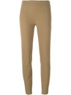 Joseph Side Zip Trousers, Women's, Size: 42, Nude/neutrals, Viscose/cotton/spandex/elastane