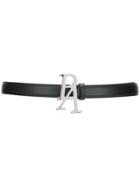Palm Angels Logo Buckle Belt - Black