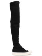 Rick Owens Drkshdw Over The Knee Sneaker Boots - Black