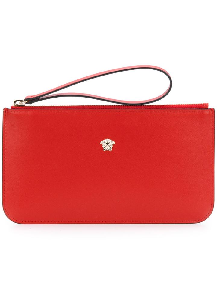 Versace Medusa Wrist Wallet - Red
