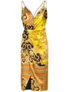 Versace Versace Vn Spag Strp Slvls Drs Kl Wrp St - Black