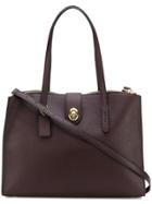 Coach Turnlock Charlie Tote - Red