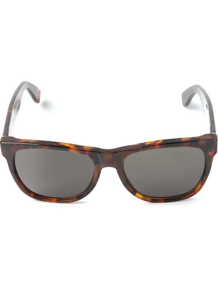 Retrosuperfuture - 'classic Havana' Sunglasses - Men - Acetate - One Size, Brown, Acetate