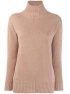 Max Mara Roll Neck Sweater - Brown