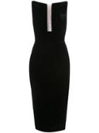 Alex Perry Fitted Pencil Dress - Black