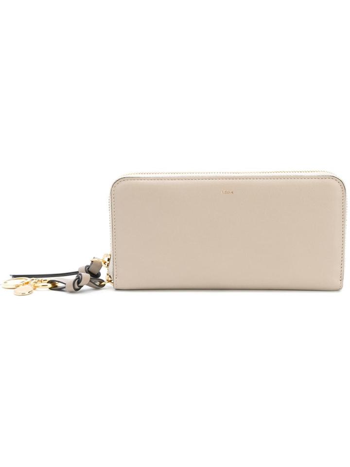 Chloé Alphabet Long Wallet - Neutrals