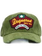 Dsquared2 'born In Canada' Baseball Cap, Men's, Green, Cotton