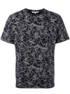 Carven Skateboard Print T-shirt, Men's, Size: Medium, Black, Cotton