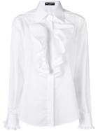 Dolce & Gabbana Ruffled Trim Shirt - White