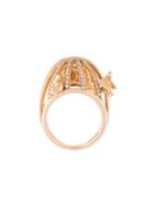 Christina Debs Bird Cage Diamond Ring, Women's, Size: 54, Metallic