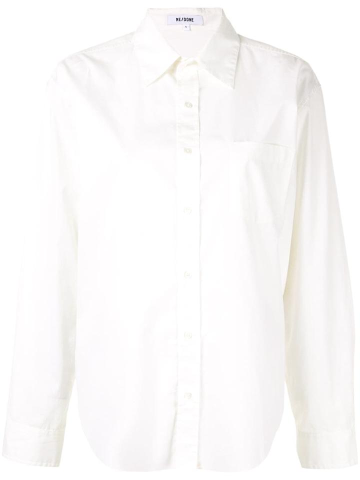 Re/done Classic Shirt - White