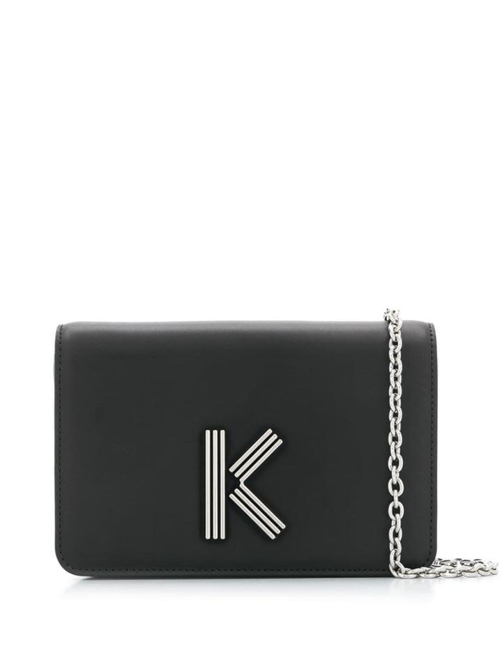 Kenzo Chain Logo Bag - Black