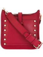 Rebecca Minkoff Studded Detail Crossbody Bag, Women's, Red, Calf Leather
