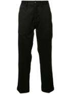 R13 Flared Cropped Trousers, Size: 32, Black, Cotton