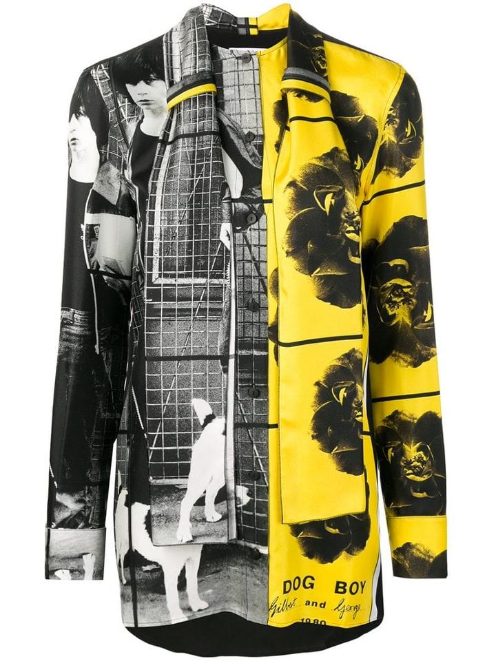 Jw Anderson Gilbert & George Printed Shirt - Black