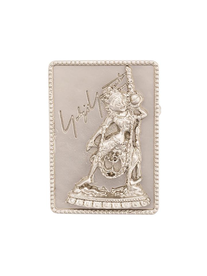 Yohji Yamamoto Sculpted Pin - Metallic