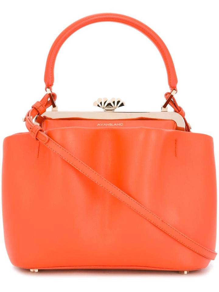 Avanblanc 'petite Curve' Tote Bag, Women's, Yellow/orange